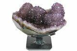 Amethyst Stalactite Formation on Metal Stand - Uruguay #139829-3